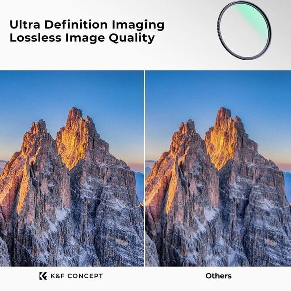 K&F Concept 37mm Camera Lens MC UV Protection Filter Ultra Slim UV Filter - Picture 5 of 16